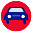 Icon of a car with windshield